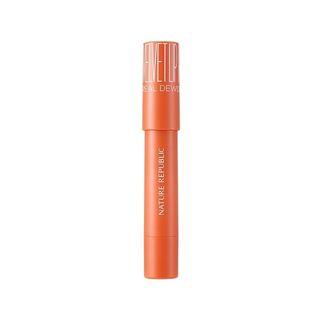Nature Republic - Real Dewdrop Velvet Lip - 5 Colors #03 Pumpkin Brick