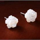 925 Sterling Silver Rose Stud Earrings