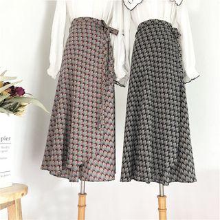 Printed High Waist Skirt