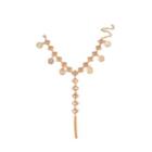Alloy Disc Anklet H0003 - 1 Pc - Gold - One Size