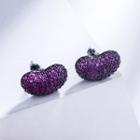 Beaded Bean Stud Earring