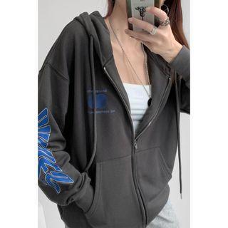 Loose-fit Printed Hooded Parka