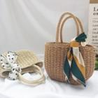 Woven Mini Tote Bag