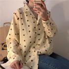Dotted Blouse Beige - One Size