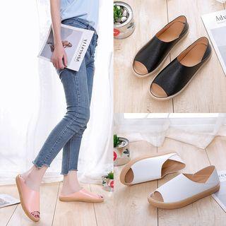 Open Toe Flats