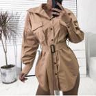 Belted Coat Dress