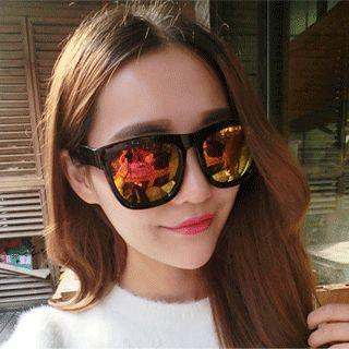 Mirrored Oversize Sunglasses