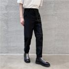 Contrast Stitching Tapered Pants