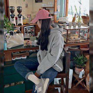 Fleece-lined Oversize Kangaroo Hoodie