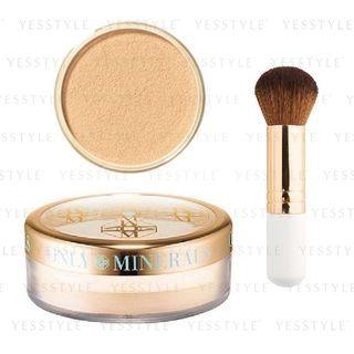 Only Minerals - Medicated Whitening Foundation Spf 50+ Pa+++ (ocher) & Mini Brush Kit 2 Pcs