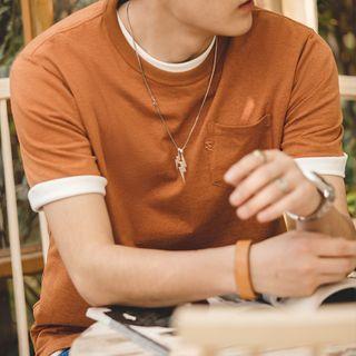 Pocket-front Short-sleeve Tee