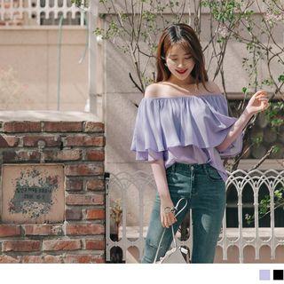 Off Shoulder Ruffled Top
