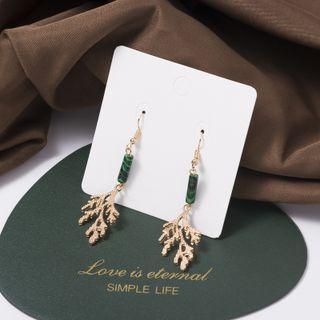 Leaf Drop Earrings As Shown In Figure - One Size