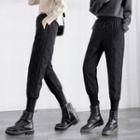High-waist Padded Joggers