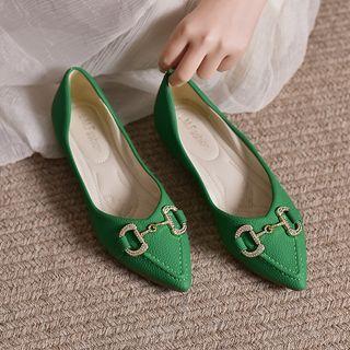 Rhinestone Snaffle Flats