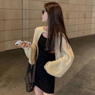 Cardigan / Mini Sheath Tank Dress