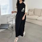 Daisy Raglan Maxi T-shirtdress