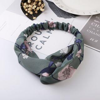 Floral Print Knotted Headband
