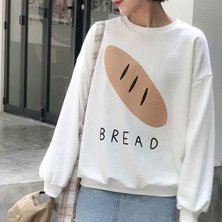 Bread Print Sweatshirt