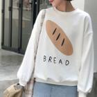 Bread Print Sweatshirt