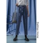 Paperbag High-waist 9/l Harem Jeans With Belt