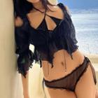 Criss-cross Cut-out Short Flared-sleeve Crop Top