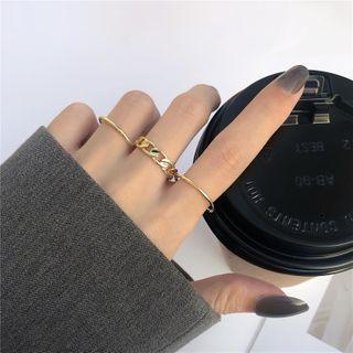 Set: Alloy Ring (assorted Designs) Set - Ring - One Size