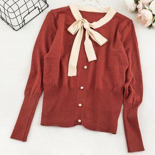 Ribbon Bow Cardigan