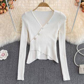 Wrapped Waffle Knit Top
