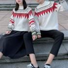 Couple Matching Lady Semi High-neck Knit / Men Semi High-neck Knit / Semi Skirt / Pants