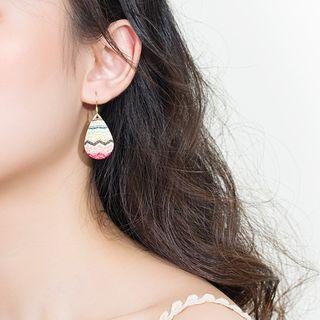 Patterned Dangle Earring
