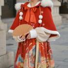 Pom Pom Cropped Cape