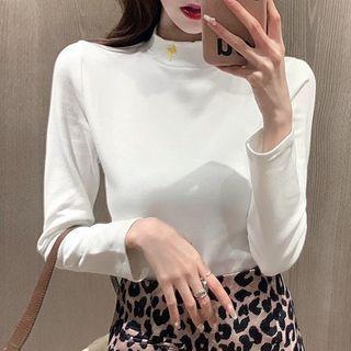 Long-sleeve Thunder Embroidered T-shirt