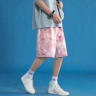 Tie-dye Loose Fit Shorts