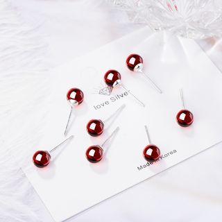 Stone Stud Earring As Shown In Figure - One Size