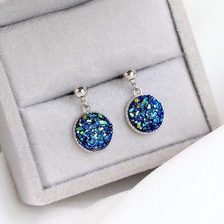 Acrylic Sterling Silver Dangle Earring