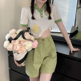 Short-sleeve Polo Top / Shorts