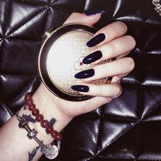 Plain Nail Art False Nail 316 - Pointed - One Size