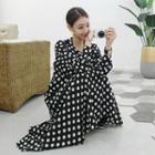 Tall Size Polka-dot A-line Dress