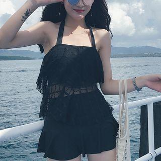 Set: Strappy Swim Top + Swim Shorts