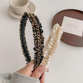 Fringed Chain Headband