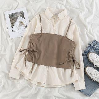 Shirt / Tie-side Camisole Top