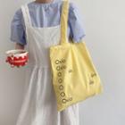 Lettering Tote Bag Tote Bag - Oslo - Yellow - One Size
