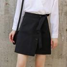 Mini A-line Wrap Skirt