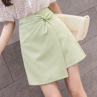 Twisted Irregular A-line Skirt