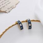 Flower Open Hoop Earring 1 Pair - Earrings - 925 Silver - One Size