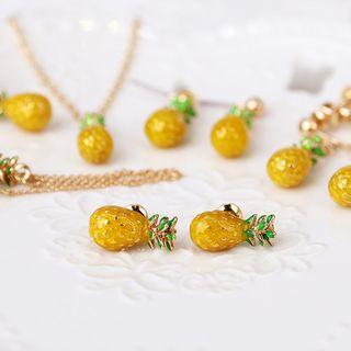 Pineapple Necklace/ Earrings/ Clip-on Earrings/ Hair Pin