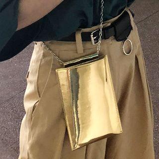 Holographic Crossbody Bag Gold - One Size