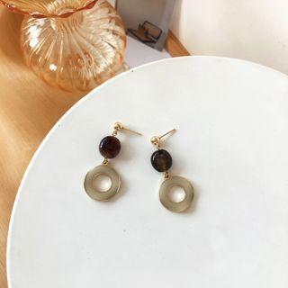 Circle Drop Ear Stud