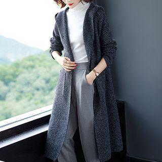 Knit Hooded Coat